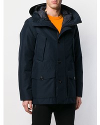 Мужская темно-синяя парка от Woolrich