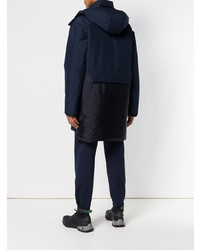 Мужская темно-синяя парка от Prada
