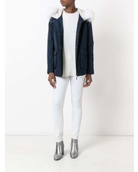 Женская темно-синяя парка от Liska