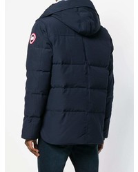 Мужская темно-синяя парка от Canada Goose