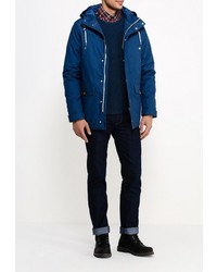 Мужская темно-синяя парка от Revolution