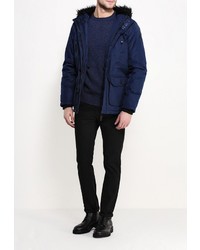 Мужская темно-синяя парка от Ringspun