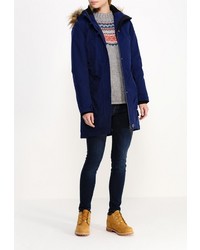 Женская темно-синяя парка от Rukka