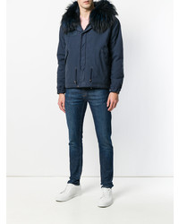 Мужская темно-синяя парка от Mr & Mrs Italy