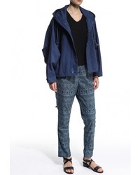 Женская темно-синяя парка от Smash