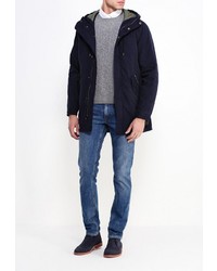 Мужская темно-синяя парка от SPRINGFIELD