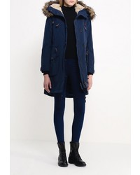 Женская темно-синяя парка от Tenson