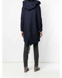 Женская темно-синяя парка от Fay