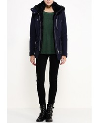 Женская темно-синяя парка от Tommy Hilfiger