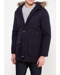 Мужская темно-синяя парка от Topman