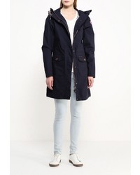 Женская темно-синяя парка от Torstai