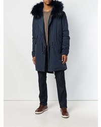 Мужская темно-синяя парка от Mr & Mrs Italy