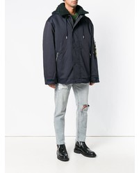 Мужская темно-синяя парка от Diesel