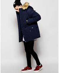 Мужская темно-синяя парка от Carhartt