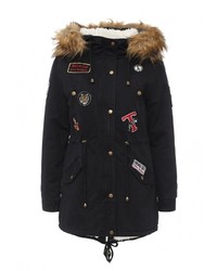 Женская темно-синяя парка от Z-Design