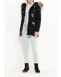 Женская темно-синяя парка от Z-Design