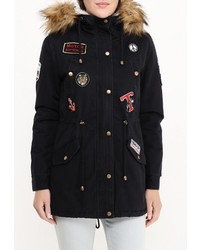 Женская темно-синяя парка от Z-Design