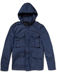 Темно-синяя полевая куртка от Burberry