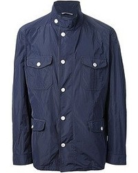 Темно-синяя полевая куртка от Canali