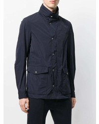 Темно-синяя полевая куртка от Moncler