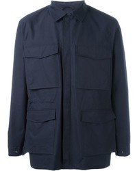 Темно-синяя полевая куртка от E. Tautz