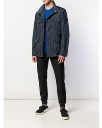 Темно-синяя полевая куртка от Peuterey