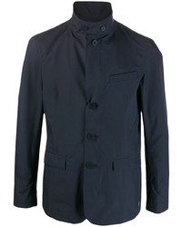 Темно-синяя полевая куртка от Herno
