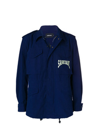 Темно-синяя полевая куртка от Sankuanz
