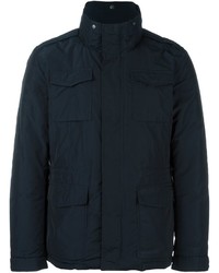 Темно-синяя полевая куртка от Woolrich