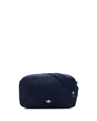 Мужская темно-синяя поясная сумка из плотной ткани от adidas