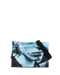 Мужская темно-синяя поясная сумка из плотной ткани от Eastpak