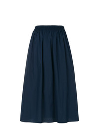 Темно-синяя пышная юбка от Agnona