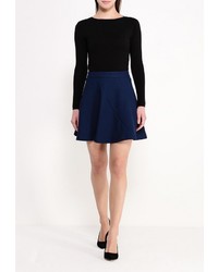 Темно-синяя пышная юбка от Befree