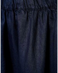 Темно-синяя пышная юбка от Love Moschino