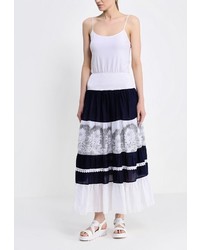 Темно-синяя пышная юбка от Indiano Natural