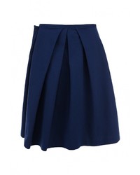 Темно-синяя пышная юбка от Jil Sander Navy
