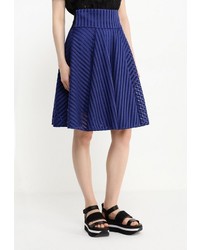 Темно-синяя пышная юбка от Pinko