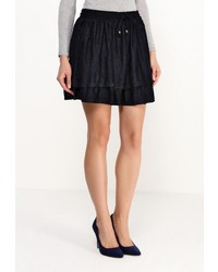 Темно-синяя пышная юбка от Tom Tailor Denim