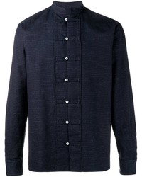 Мужская темно-синяя рубашка в горошек от DSQUARED2