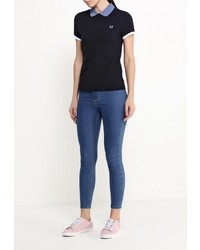 Женская темно-синяя рубашка поло от Fred Perry