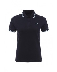 Женская темно-синяя рубашка поло от Fred Perry