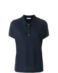 Женская темно-синяя рубашка поло от Moncler