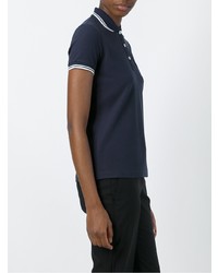 Женская темно-синяя рубашка поло от Moncler