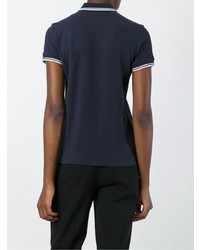 Женская темно-синяя рубашка поло от Moncler