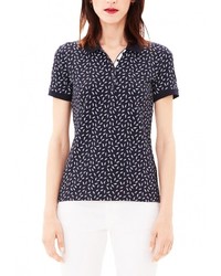 Женская темно-синяя рубашка поло от s.Oliver