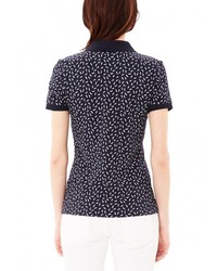 Женская темно-синяя рубашка поло от s.Oliver