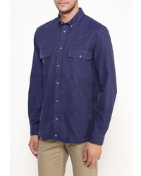 Мужская темно-синяя рубашка с длинным рукавом от ADPT