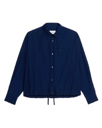 Мужская темно-синяя рубашка с длинным рукавом от Ami Paris