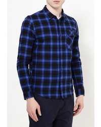 Мужская темно-синяя рубашка с длинным рукавом от Another Influence