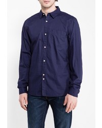 Мужская темно-синяя рубашка с длинным рукавом от Bellfield